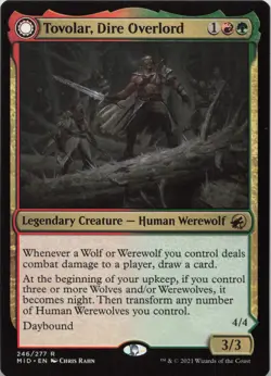Tovolar, Dire Overlord R Innistrad: Midnight Hunt 246 LP-NM - Image 1
