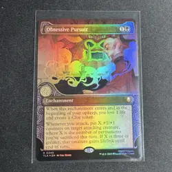 Obsessive Pursuit 0340 (Showcase Foil) Rare MTG Avatar - Image 1