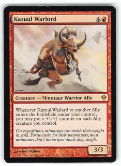 Kazuul Warlord *Rare* Magic MtG x1 Zendikar MP - Image 1