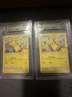2021 Pokemon Pikachu Holo McDonald's Collection Bgs 9.5 - Image 1