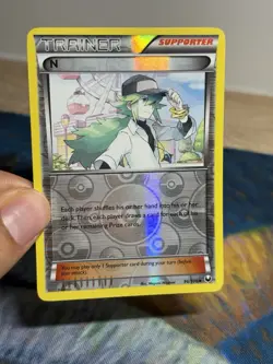 N 96/108 Reverse Holo BW Dark Explorers Trainer Pokemon Card - Image 3