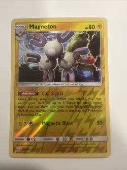 POKEMON MAGNETON 69/236 - SM - COSMIC ECLIPSE - RARE REVERSE HOLO NM - Image 1