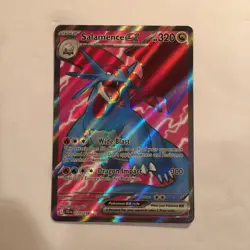 Salamence ex 177/159 Sv09 Journey Together Holo Ultra Rare Full Art Pokemon Car - Image 1
