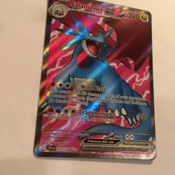 Salamence ex 177/159 Sv09 Journey Together Holo Ultra Rare Full Art Pokemon Car - Image 2
