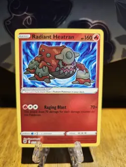 Pokemon TCG Radiant Heatran Astral Radiance 027/189 Holo Radiant Rare - Image 1