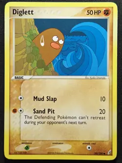Diglett 50/100 Crystal Guardians 2006 - Pokemon TCG - Image 1