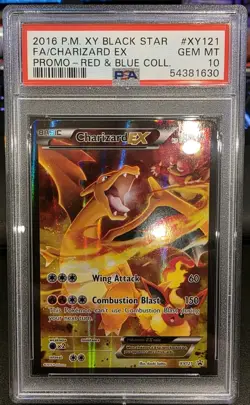 Pokemon 2016 Black Star Promo Charizard EX #XY121 PSA 10 Gem Mint - Image 1