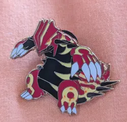 Primal Groudon 2014 Official Pokemon Collectors Enamel Metal Pin TCG - Image 2