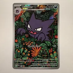 Pokemon TCG Mega Evolution Haunter 027 Black Star Promo Gengar Battle Deck NM - Image 1