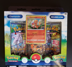 TCG Pokemon GO Charmander Pin Collection Box NEW SEALED - Image 1