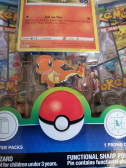TCG Pokemon GO Charmander Pin Collection Box NEW SEALED - Image 2