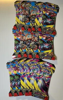 Pokemon TCG Mega Evolutions Sleeved Booster Packs - (SEALED) - 15 Total! - Image 1
