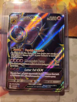 Pokemon TCG - Lunala GX - 141/149 - Sun & Moon Base Set - NM Ultra Rare FAST - Image 1