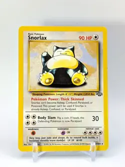 Snorlax 27/64 Jungle Pokemon TCG 1999 Unlimited Edition Non Holo - LP - Image 1