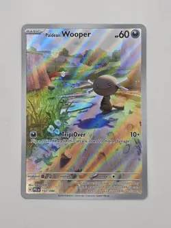 Pokemon TCG Paldean Wooper 102/094 Phantasmal Flames Illustration Rare MINT/NM - Image 1