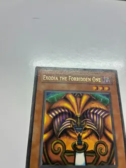 USA Seller Yugioh Exodia the Forbidden One Ultra Rare LOB-124 Original Print HP - Image 2