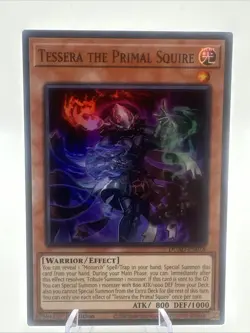 Yu-Gi-Oh Duelist's Advance Tessera the Primal Squire Super Rare DUAD-EN018 NM!! - Image 1