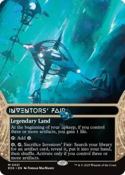 MTG English Inventors' Fair (0021) (Borderless) NM Foil Stellar Sights - Image 1