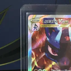 Pokemon TCG Lucario VSTAR Sword & Shield #SWSH291 Holo Promo Card NM Not Sealed - Image 2