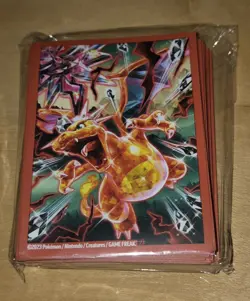 65 Ct Charizard Premium Collection Pokemon Card Sleeves New Sealed - Image 1