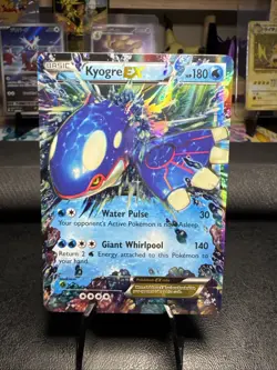 Pokemon TCG XY Primal Clash Ultra Rare Holo Kyogre EX 54/160 Card - Image 1