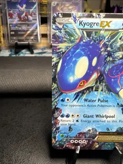 Pokemon TCG XY Primal Clash Ultra Rare Holo Kyogre EX 54/160 Card - Image 2
