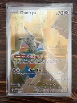 Pokemon Center Mimikyu Stamp Promo SVP075 Sealed Pokemon TCG Card Sealed - Image 1