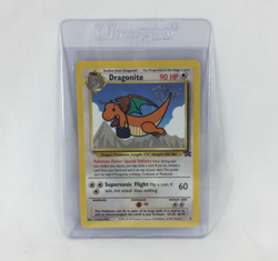 1999 Pokemon Black Star Promo Card 5 Dragonite First Movie Stamp NM Unplayed - Image 1