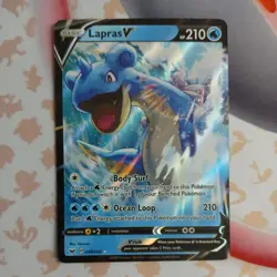 Lapras V - 049/202 - Sword & Shield Base Set Ultra Rare Pokemon Card - NM - Image 1