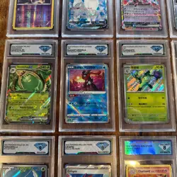 (15 Card Lot) DSG Pokemon Graded Charizard Nidoran Primeape + More! - Image 3