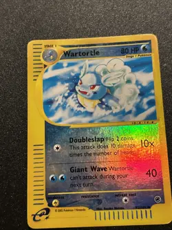 Wartortle 092/165 Expedition Base Set Reverse Holo Pokemon Card WOTC Vintage ! - Image 1