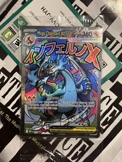 🔥 Pokemon TCG Mega Charizard X EX 023 - Black Star Promo - English Promo Card - Image 1