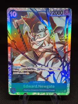 One Piece TCG OP13-042 Edward Newgate (aka Whitebeard) SR Card Game English - Image 1