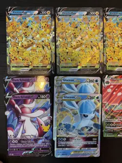 Lot Of 12 Pokemon Jumbo Cards - Pikachu V-Union, Blastoise VMAX - Image 2