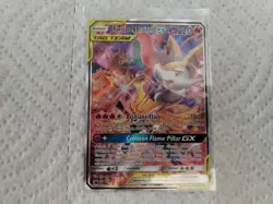 2019 Pokemon Charizard & Braixen GX SM230 SM Tag Team Holo Promo NM YO1 - Image 2