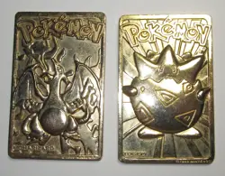 Charizard #06 23k Gold Plated Card Burger King Promo Pokemon Nintendo 1999 $6Sh - Image 1
