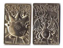 Charizard #06 23k Gold Plated Card Burger King Promo Pokemon Nintendo 1999 $6Sh - Image 2