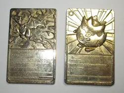 Charizard #06 23k Gold Plated Card Burger King Promo Pokemon Nintendo 1999 $6Sh - Image 3