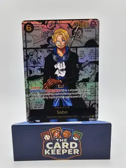 OP13-120 Sabo SEC Manga Rare (Super Alternate Art) One Piece Card Game English - Image 1