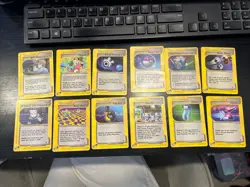 Pokemon Expedition Trainer HP/DMG 12x Card Lot Master Ball 143/165 - Image 1