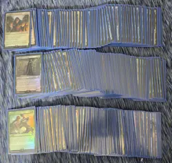 MTG Lord of the Rings Lot Of 280 Foil cards. Mythic, Rare, Common, UC - Image 2