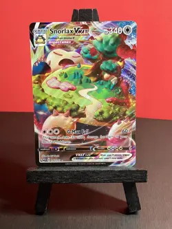 Snorlax VMAX 142/202 NM+ Sword&Shield Base Set Pokemon TCG - Image 1
