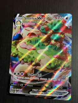 Snorlax VMAX 142/202 NM+ Sword&Shield Base Set Pokemon TCG - Image 3
