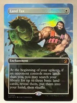 Land Tax (Anime Borderless) Wilds of Eldraine: Enchanting Tales FOIL Near Mint - Image 1