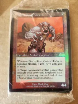 1X Karn, Silver Golem Urza's Saga Promo FOIL Arena 1999 MINT Card - Image 2