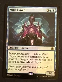 1x Foil Mind Flayer (063) Adventures in the Forgotten Realms LP MTG Magic x1 - Image 1