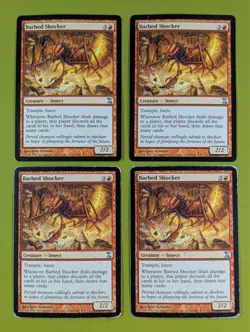 Barbed Shocker x4 Time Spiral 4x Playset Magic the Gathering MTG - Image 1