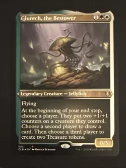 Gluntch, the Bestower Foil (533) Etched Battle for Baldur's Gate CLB MTG Magic - Image 1