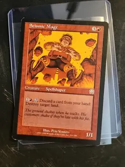 Seismic Mage - Mercadian Masques - MTG Magic - Rare - Red Creature - Image 1