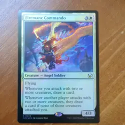 Firemane Commando #73 (Foil) (NM) March of the Machine MOC Magic MTG - Image 1